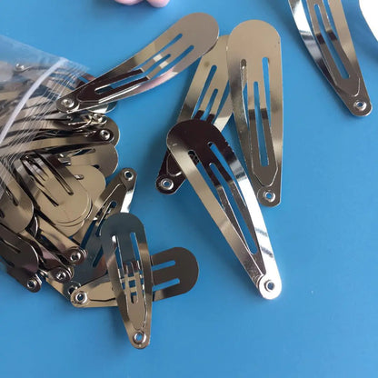 Metal Water Drop BB Clips for Kids DIY Hair Accessories