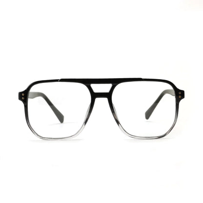TR801 Vintage Square Glasses with Double Bridge Design