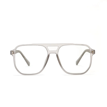 TR801 Vintage Square Glasses with Double Bridge Design