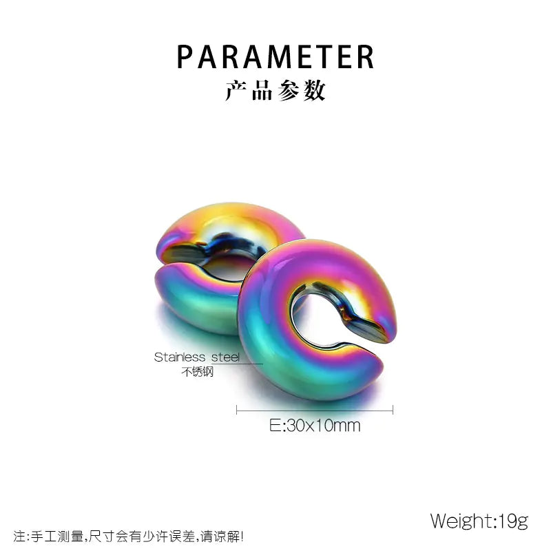 Trendy Hollow Water Drop Earrings in Stainless Steel