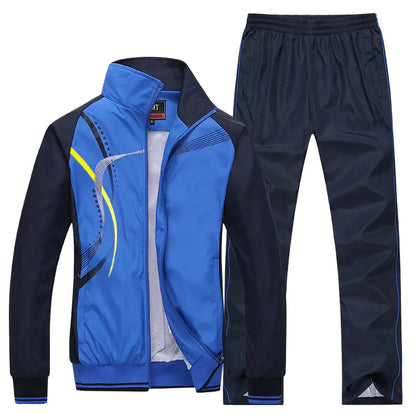 Spring Autumn Casual Couples Sports Set with Long Sleeves