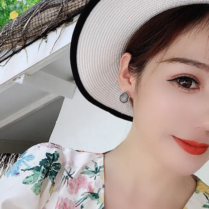 Korean Vintage Irregular Geometric Stud Earrings