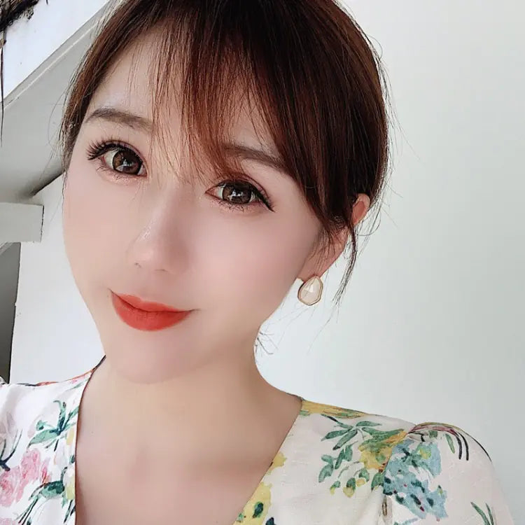 Korean Vintage Irregular Geometric Stud Earrings