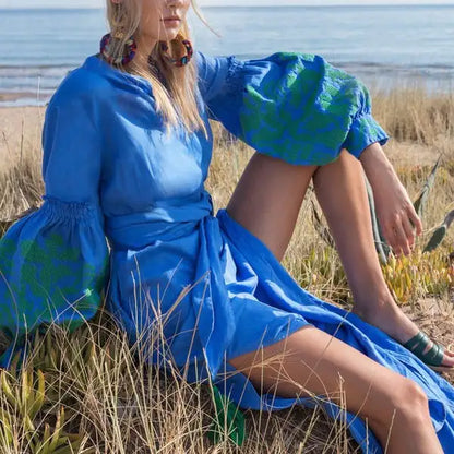 Exquisite High-End Embroidery Cardigan and Skirt Set