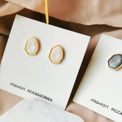 Korean Vintage Irregular Geometric Stud Earrings