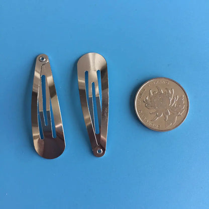 Metal Water Drop BB Clips for Kids DIY Hair Accessories