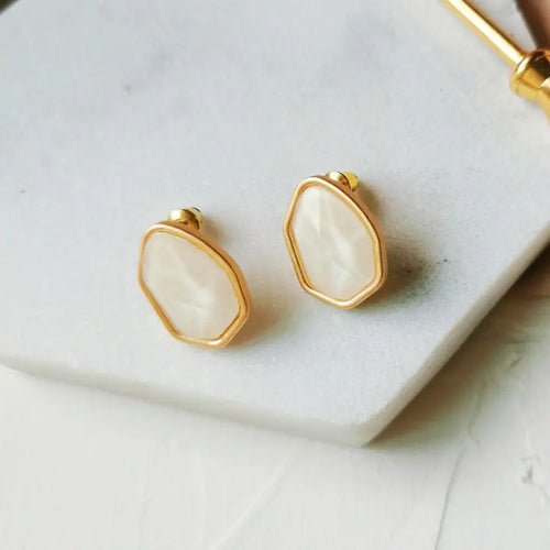 Korean Vintage Irregular Geometric Stud Earrings