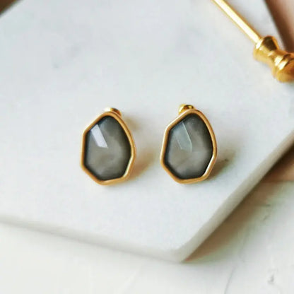 Korean Vintage Irregular Geometric Stud Earrings
