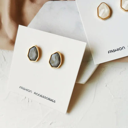 Korean Vintage Irregular Geometric Stud Earrings